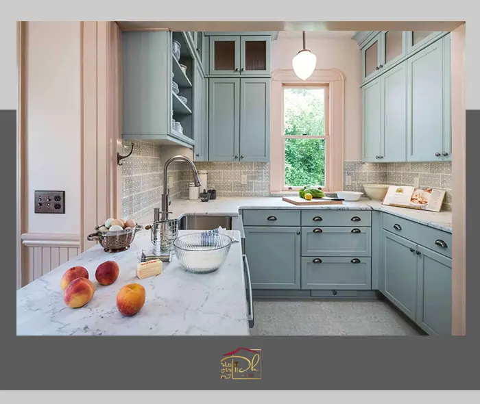 مدل کابینت ام دی اف جدید برای آشپزخانه کوچک